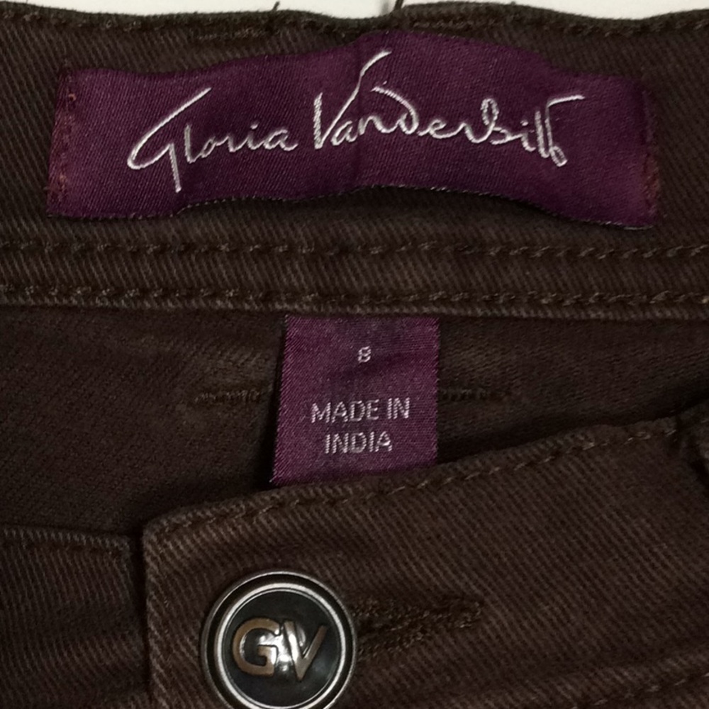 Brown Gloria Vanderbilt Jeans - Picture 4 of 5